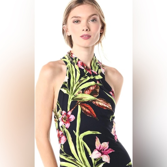 Rachel Roy Floral Print Halter Dress - Picture 2 of 11